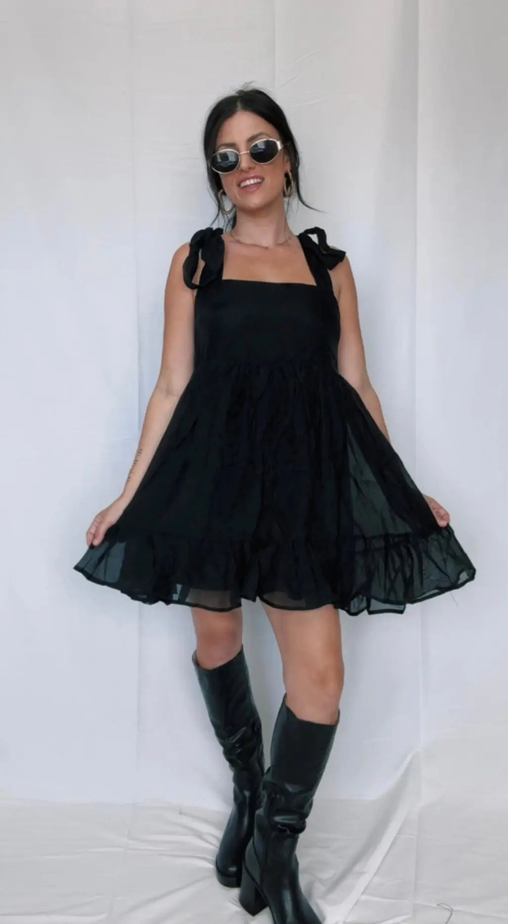 Chiffon Bow Dress Aera Lashes luxury false lashes. at home lash extensions. 10 day lash glue. best at home lash extensions. best strip lashes. affordable lash extensions. lash extensions near me. best false lashes for beginners. pro lash. flutter habit reviews. winkclique glue.