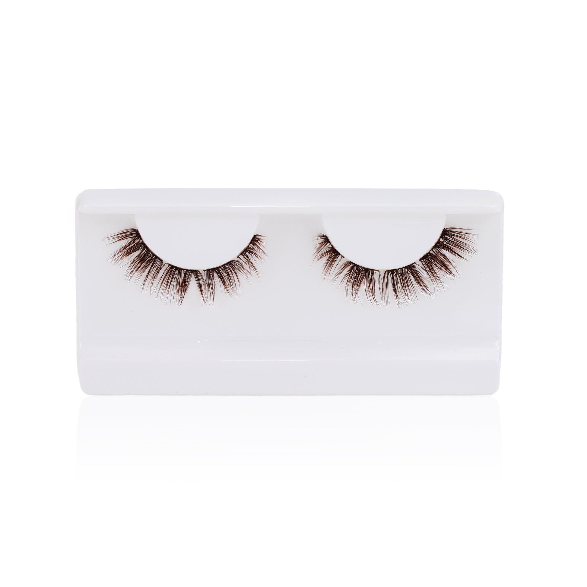 brown lash clusters natural brunette DIY lash extensions