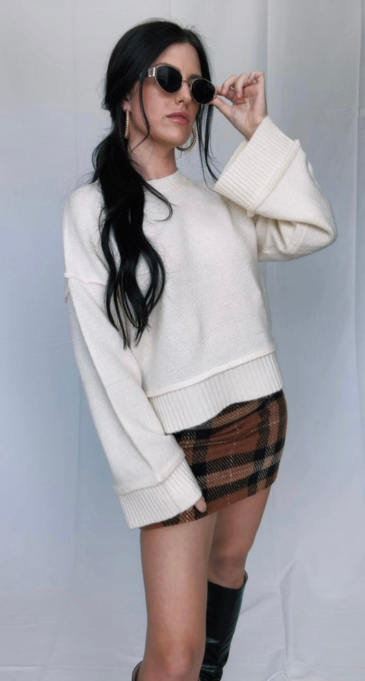 Boxy Knit Sweater