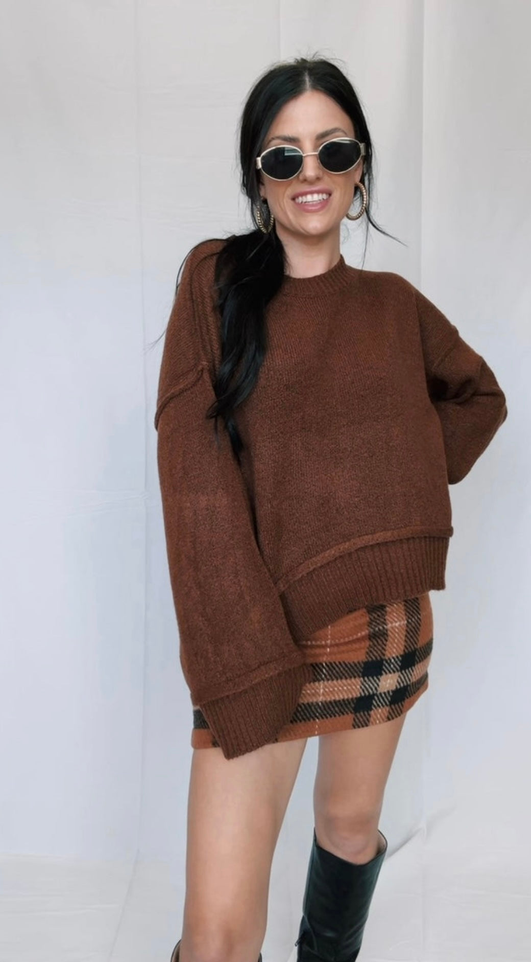 Boxy Knit Sweater