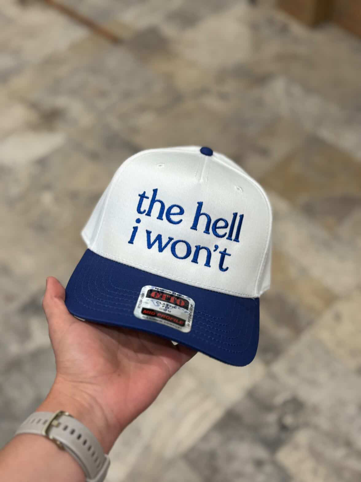 The Hell I Won’t Trucker Hat – Unbothered Snapback