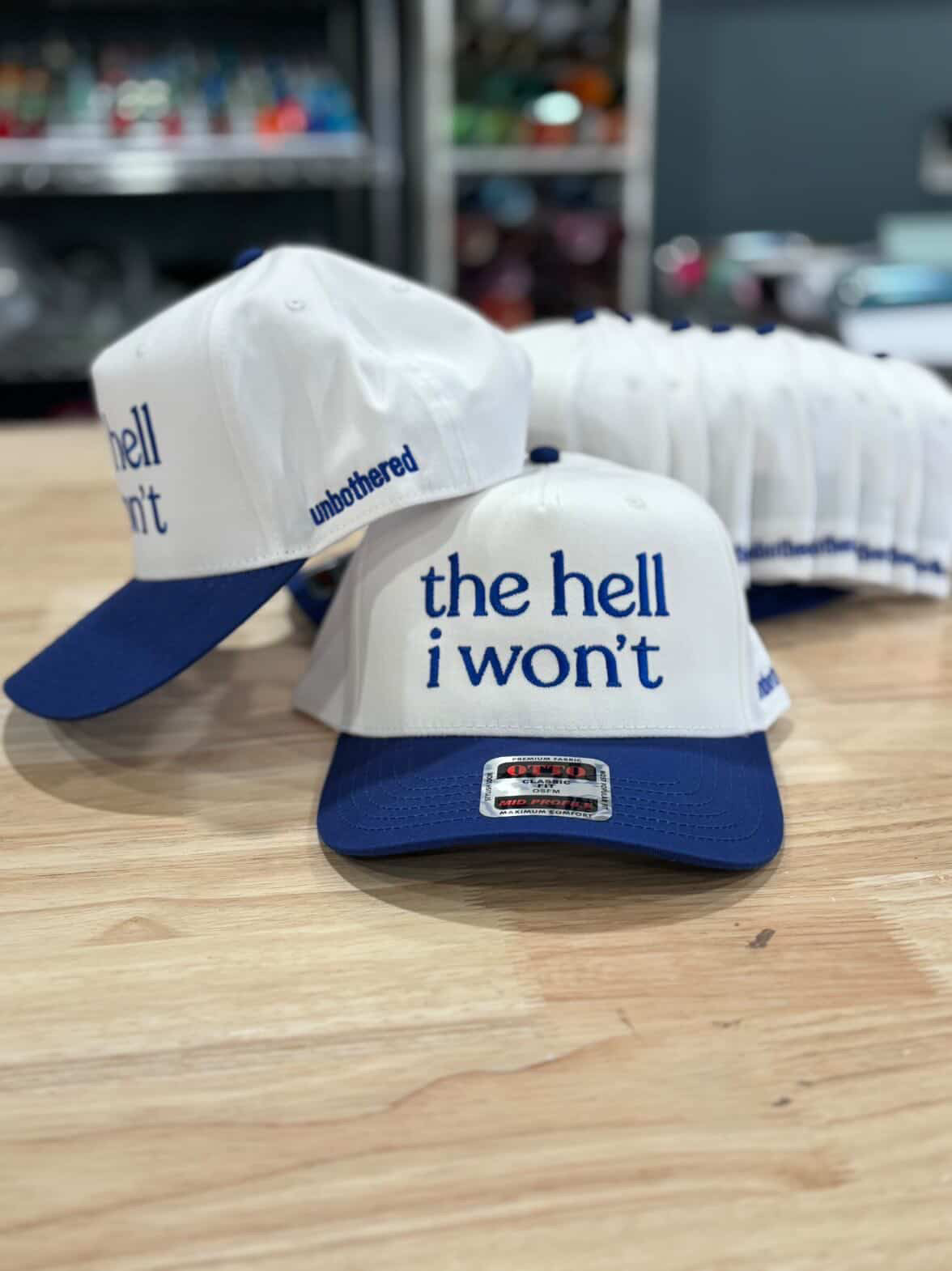 The Hell I Won’t Trucker Hat – Unbothered Snapback