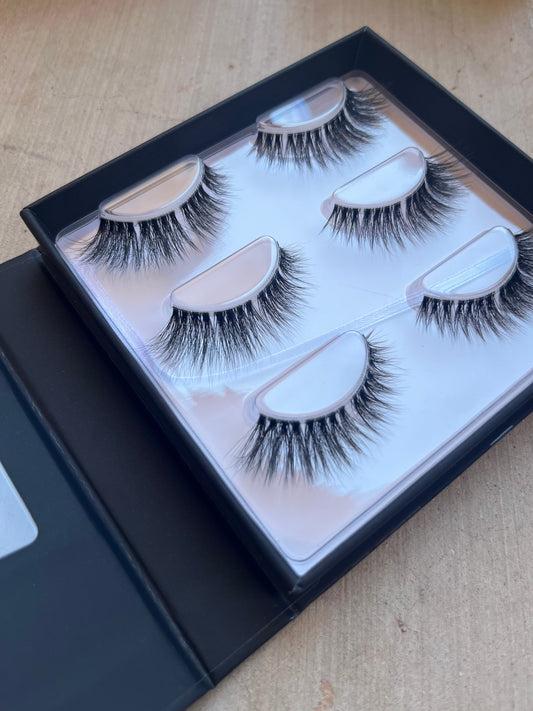 Affordable diy lash extensions in a fluffy cateye individual lash cluster